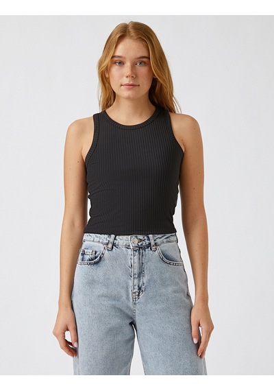 Koton Halter Yaka Atlet Siyah 2yak33375ek