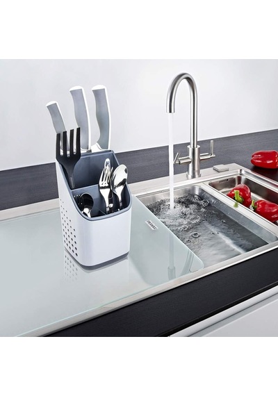 Decobella 50840 Tezgah Üstü Kaşıklık, Gri/antrasit Genel
