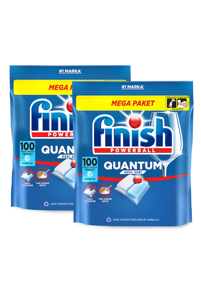 Finish Quantum Özel Seri Bulaşık Makinesi Deterjanı Kapsül Tablet 200 Adet (100 x 2)