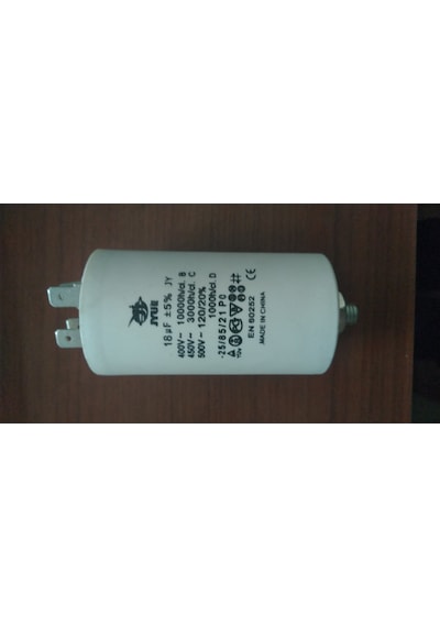 18Uf 450V Ac Motorstart Kondansatör