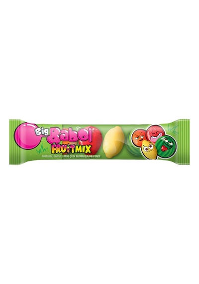 Big Babol Karışık Meyve Aromalı Toz Dolgulu Balonlu Sakız 20 G Tarı