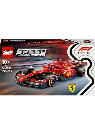 Speed Champions Ferrari Sf-24 F1 Yarış Arabası 77242 10 Yaş Ve Üzeri Kız Ve Erkek Çocukları İçin Koleksiyon