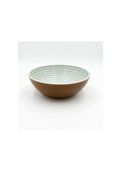 Ideal Standard - Desenli Motifli Tezgah Üstü Çanak Lavabo 40 Cm - Gwtcd040- Beyaz Kahverengi