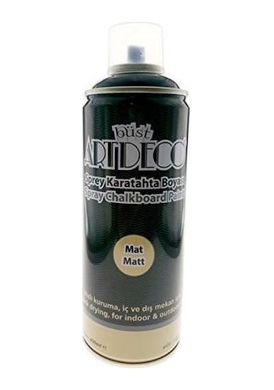 Artdeco Akrilik Sprey Boya 400 ML Mat Siyah M790
