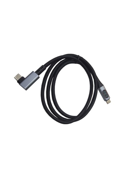 Usb Type C 4.0 8k 60 Hz Görüntü Desteği 90 Derece Dijital Göstergeli 1m
