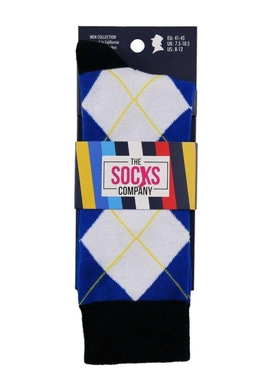 The Socks Company Desenli Erkek Soket Çorap-1846 Çok Renkli
