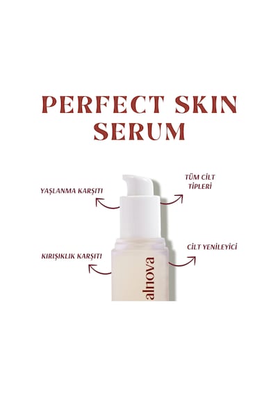 Niasinamid & Retinol & Hyaluronik Asit Içeren Yüz Serumu - Perfect Skin Serum