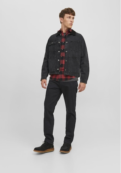 Jack & Jones Erkek Clark Evan 598 Regular Fit Jean 12250059 Black Denim