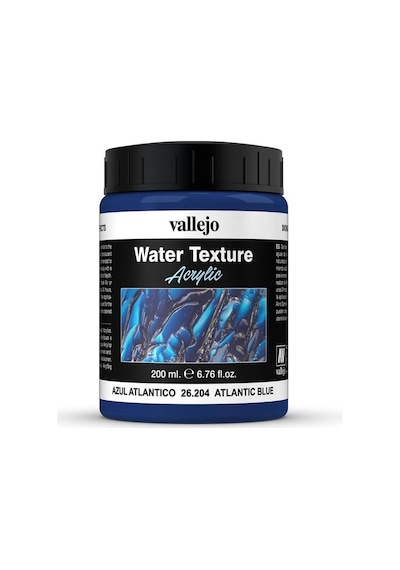 Vallejo 26204 200 Ml. Atlantic Blue, Açık Deniz Su Dokusu-54293
