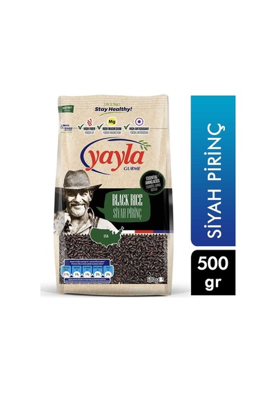 Yayla Gurme Siyah Pirinç 500 G 8'li Paket