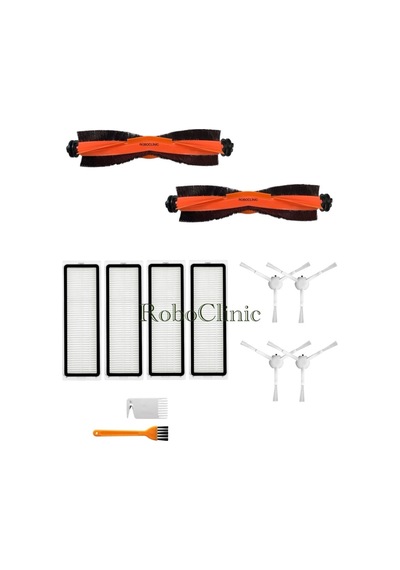 Xiaomi Robot Vacuum X10 Plus X20 Plus Uyumlu Yedek Fırça,hepa Filtre Seti-12 Parça