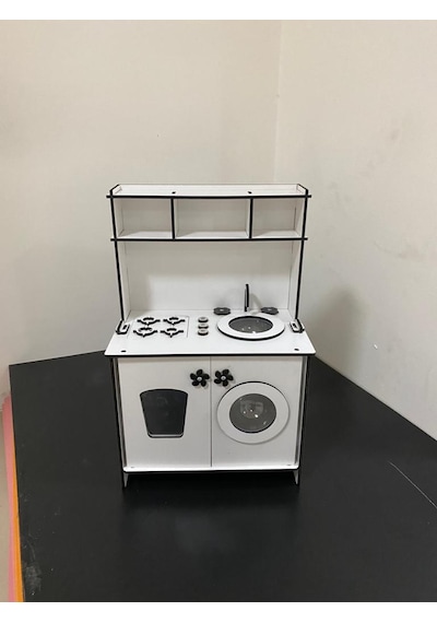 55X33 Mini Ahşap Mutfak