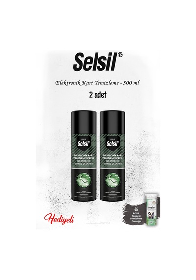 Selsil 500 Ml Elektronik Kart Temizleme 2 Adet Ve Rosıe