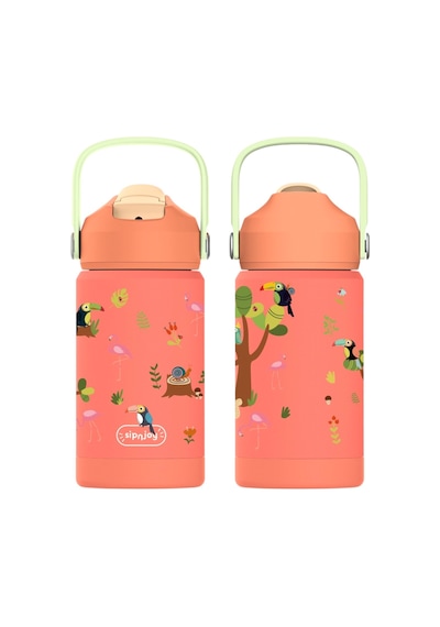 Sipnjoy - Flipsip Çocuk Su Termosu 360 Ml - Jungle Jam