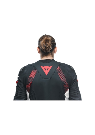 Dainese Avro 5 Deri Montu Beyaz - Kırmızı - Siyah