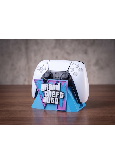 Omni Gta 6 Temalı Ps5 Kol Standı - Özel Tasarım Gta 6 Kontrolcü Standı, Playstation 5 Oyuncu Aksesuarı Konsol Standı Ve Tutucu Mavi