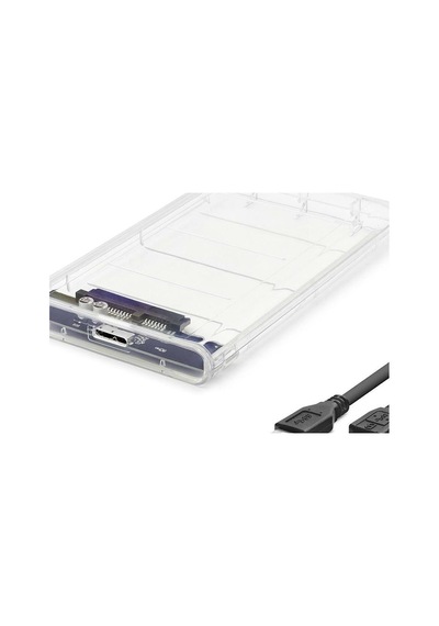 Hdd Kutu Usb3.0 Plastik Sata 2.5&quot Transparent Hdx1760 Evimdeyokyok