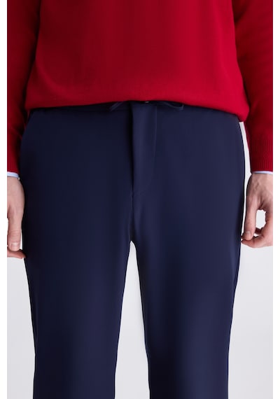 D's Damat Ds Damat Relaxed Fit Lacivert Armürlü Kumaş Pantolon 3hf03byprsnlm 101