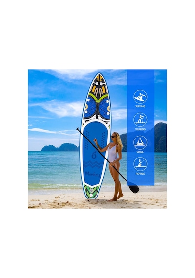 Monkey Şişme Sup Board/stand Up Paddle Board 350x85x15 Cm Lacivert 1 Yıl Garanti