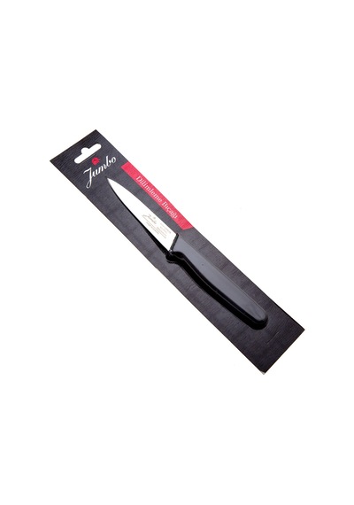 Jumbo Practico Alman Çeliği Black Soyma Bıçağı - 9cm Siyah
