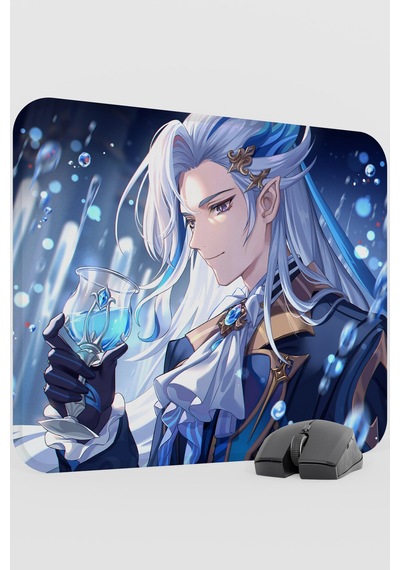 Neuvillette Genshin Impact Anime Gacha V3 - 48x40 Xl Gaming Mouse Pad Fare Altlığı
