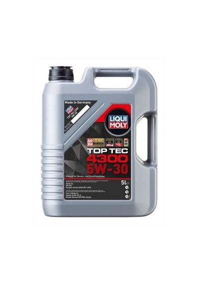 LIQUI Moly 5W30 Motor Yağı Tam Sentetik Top Tec 4300 5 L