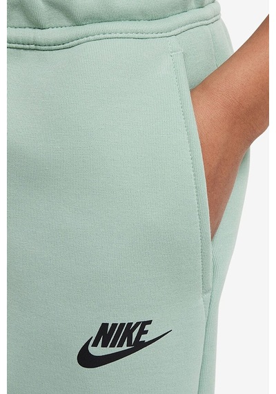 Nike Sportswear Tech Fleece Unisex Kid's Short Blue Çocuk Fermuar Cepli Şort Yeşil Yeşil