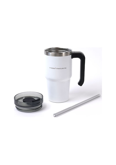 Tyeso Maxus Mug Vakumlu Isı Yalıtımlı Pipetli 600 Ml-Mavi
