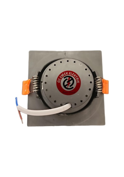 Atlantis 6 Watt 6W Cob Led Spot Siyah Kasa Kare Beyaz Işık