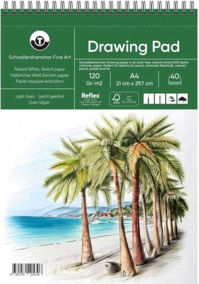 Drawing Pad Eskiz Çizim Defteri 120 Gr. A4 40 Yaprak