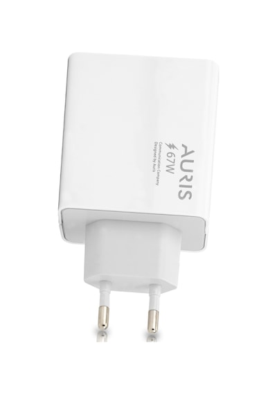 Auris ARS-CH36 67W Yüksek Hızlı Saliseli Usb Başlık+ Typec Kablo Şarj Seti