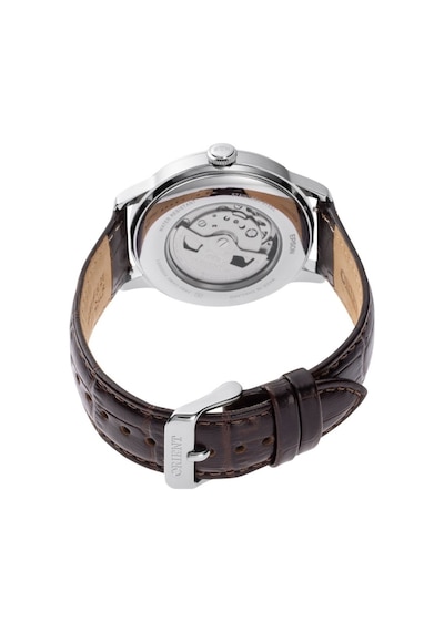 Orient Ra-ak0807r30b Kurmalı Otomatik Deri Kahverengi Bordo Kadran 42 Mm Erkek Kol Saati Gri