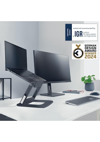 Leitz Ergo Ayarlanabilir Çok Açılı Laptop Standı Gri - Kod:64240089