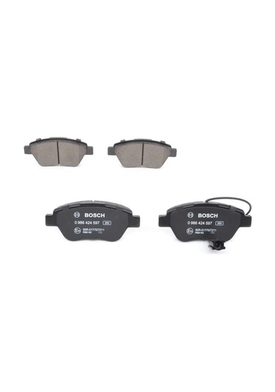Fren Balatası - Fiat Qubo, Panda, Bravo, Stilo, Fiorino - Tecno-brake-braketcb70003 63368665