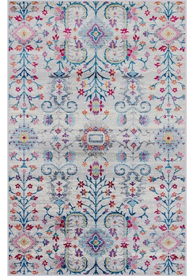 Rovigo Home Dijital Baskı Yıkanabilir Kaymaz Taban Salon Halısı RVG1558-HT755 Çok Renkli