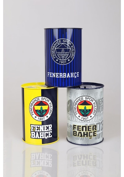 "dekomus Cep Defteri Hediyeli" Yeni Sezon Lisanslı Tekli Büyük Boy Fenerbahçe Metal Kumbara  Teşhir Ürün