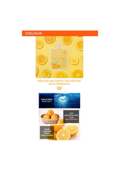 Missha Portakal Özlü Aydınlatıcı Maske APIEU Icing Sweet Bar Sheet Mask (Hanrabong)