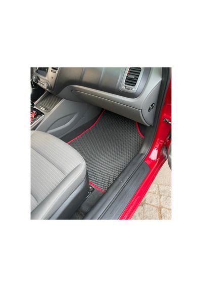 Kia Cerato 2013-2018 Premium Eva Akıllı Oto Paspas-metal Topukluk Siyah