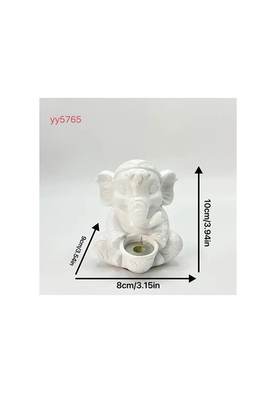 Ganeşa Figürlü Tütsülük Ve Tealight Mumluk Silikon Kalıp