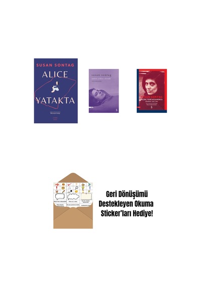 Alice Yatakta + Satürn Yıldızı Altında + Bilinç Tene Kuşanınca + Okuma Sticker'ları