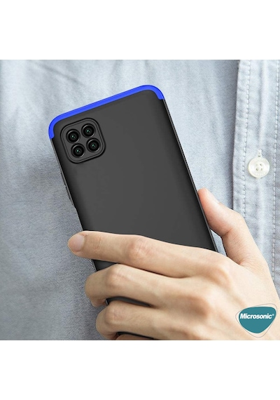 Microsonic Oppo Reno 4 Lite Kılıf Double Dip 360 Protective