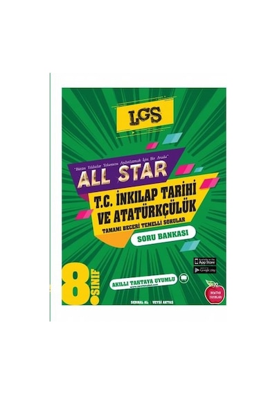 8. Sınıf All Star T.C İnkılap Tarihi ve Atatürkçülük Soru Bankası -  Newton Yayınları