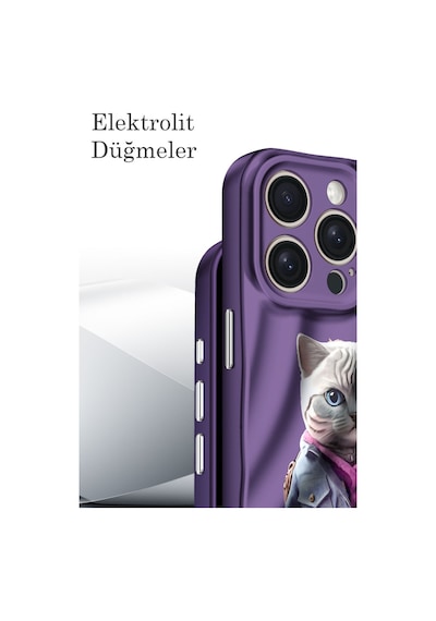 Apple iPhone Uyumlu  Uyumlu 14 Pro Kılıf Crew Desenli Kapak - Çiçek