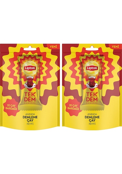 Lipton Anında Çay Tek Dem Klasik 2 x 10'lu