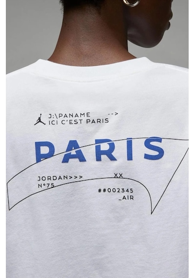 Nike Jordan Paris Saint-germain Graphic White Loose Fit Short-sleeve Tshirt Kadın Grafik Baskılıtişört Beyaz Nike Jordan Paris Saint-germain Graphic White Loose Fit Short-sleeve Tshirt Kadın Grafik Baskılıtişört Beyaz