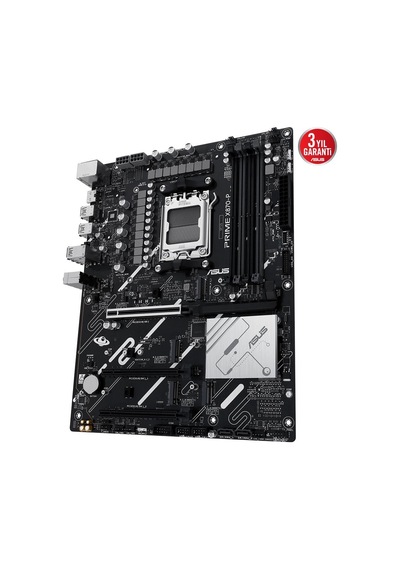 Asus Mb Prıme X870-p Amd X870 Am5 Ddr5 8000 Hdmı 2xusb4 4x M2 Usb3.2 Aura Rgb 2.5gbit Lan Atx Anakart 90mb1ıt0-m0eay0