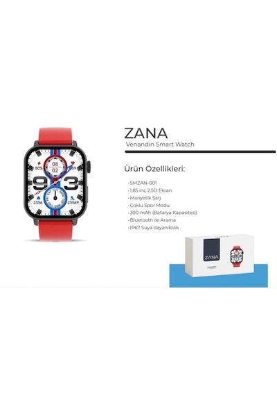 Venandin SMZAN-001 Zana Akıllı Saat (Distribütör Garantili)