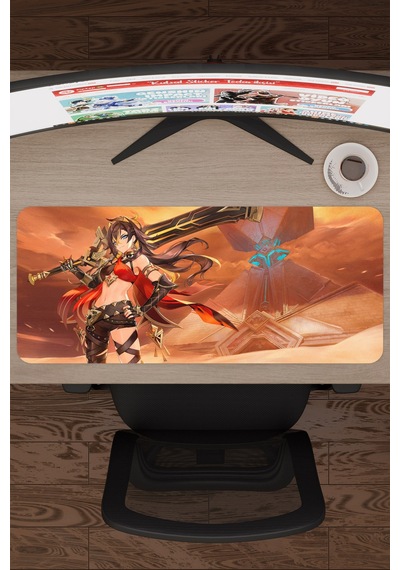 Dehya Genshin Impact Anime Gacha V2 - 70x30 Xl Gaming Mouse Pad Fare Altlığı
