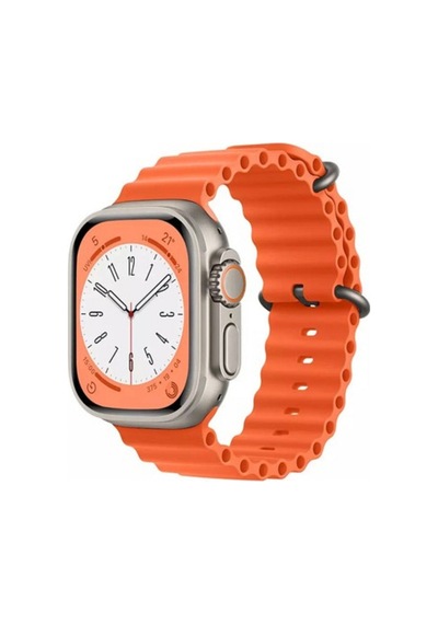 Watch 8 Ultra Saat Cellular 49mm Titanyum Kasa Çift Kordon 2.05 Inc Hd Ekran Nfc Ios Android Uyumlu Turuncu - 307000246