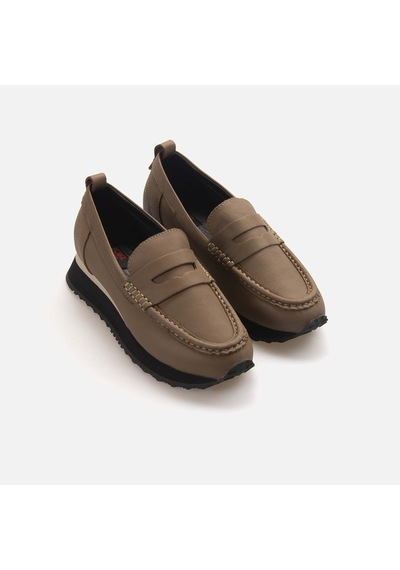 Rouge Kadın Loafer 117 Toprak